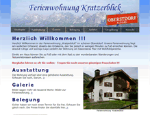 Tablet Screenshot of oberstdorf-ferienwohnung.net